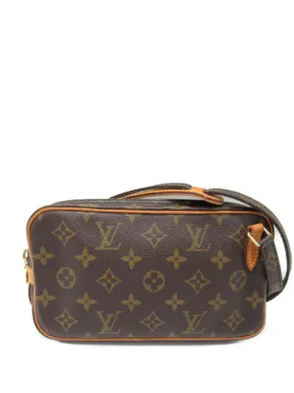 Louis Vuitton Pre Owned 1996 Pochette Marly Bandouliere Shoulder Bag Brown FARFETCH TW