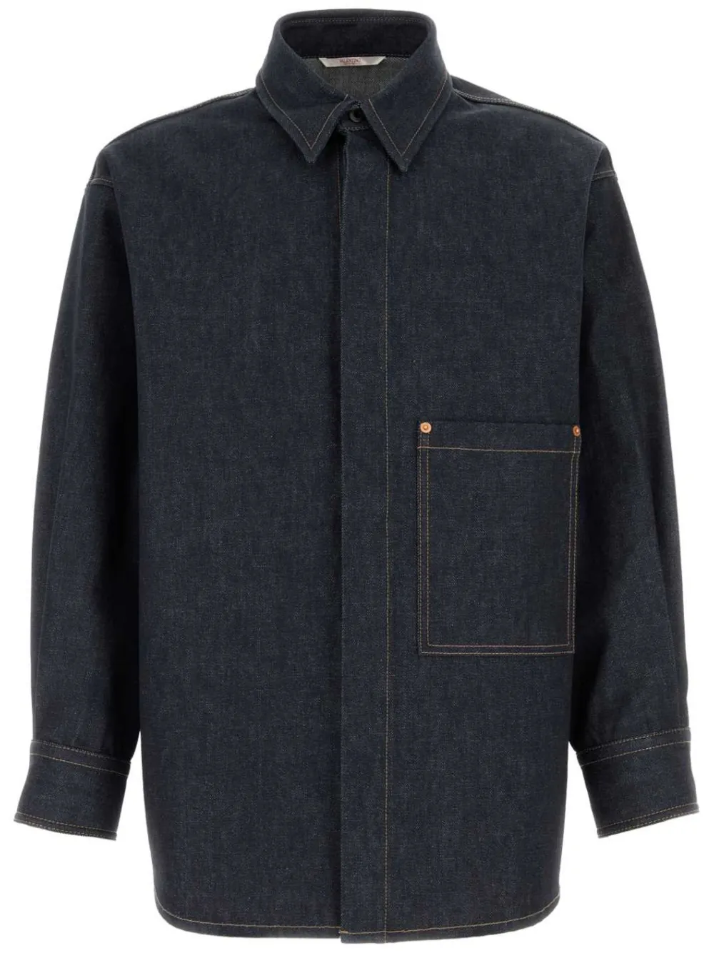 Valentino Garavani Denim overhemd Blauw