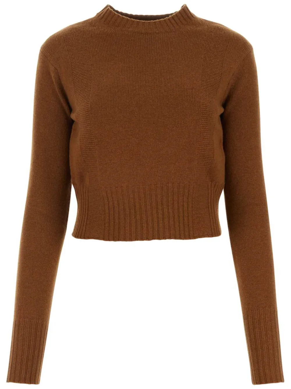 Max Mara Trui met ronde hals Bruin