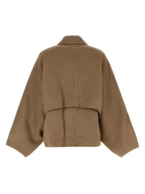 【関税込み】Loulou de Saison ブラウン Ascot レザージャケット Loulou de Saison: Black Ascot Leather Jacket | SSENSE
