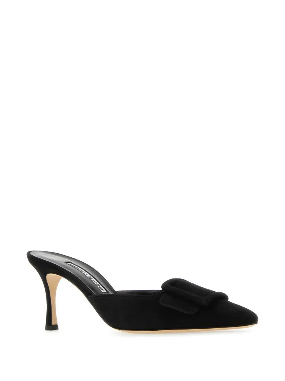 Manolo Blahnik 50mm Maysale suede mules - Zwart