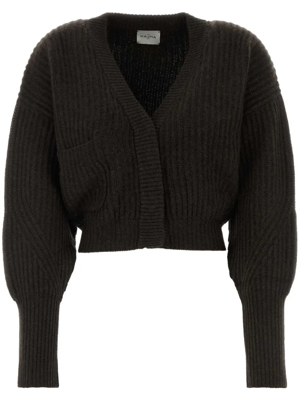 Shop Le Kasha Organic Cashmere Cardigan In Brown