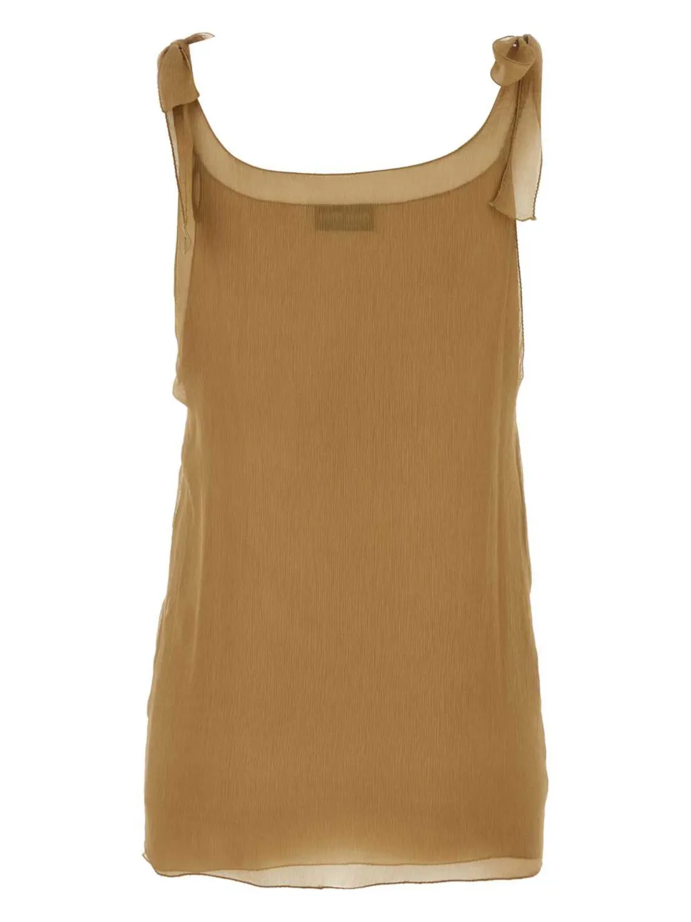 Miu Miu Zijden tanktop - Bruin