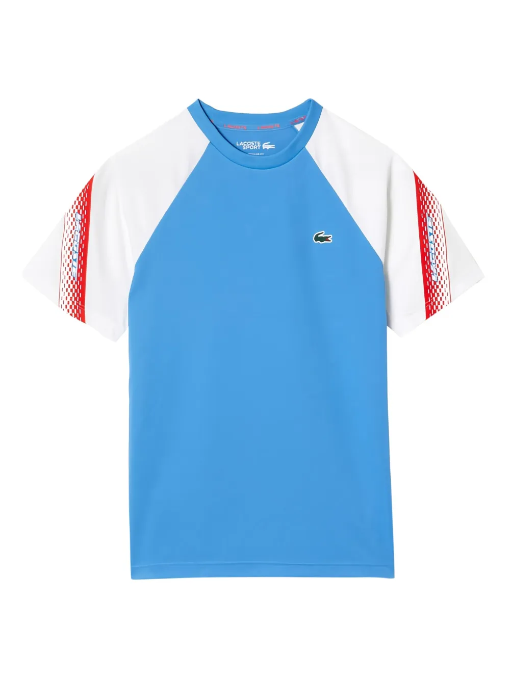 Lacoste raglan-sleeve T-shirt Blauw