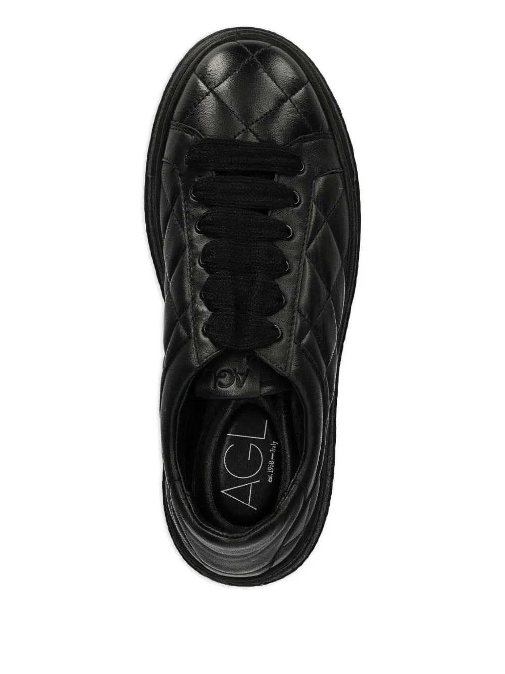 AGL logo-patch sneakers Black