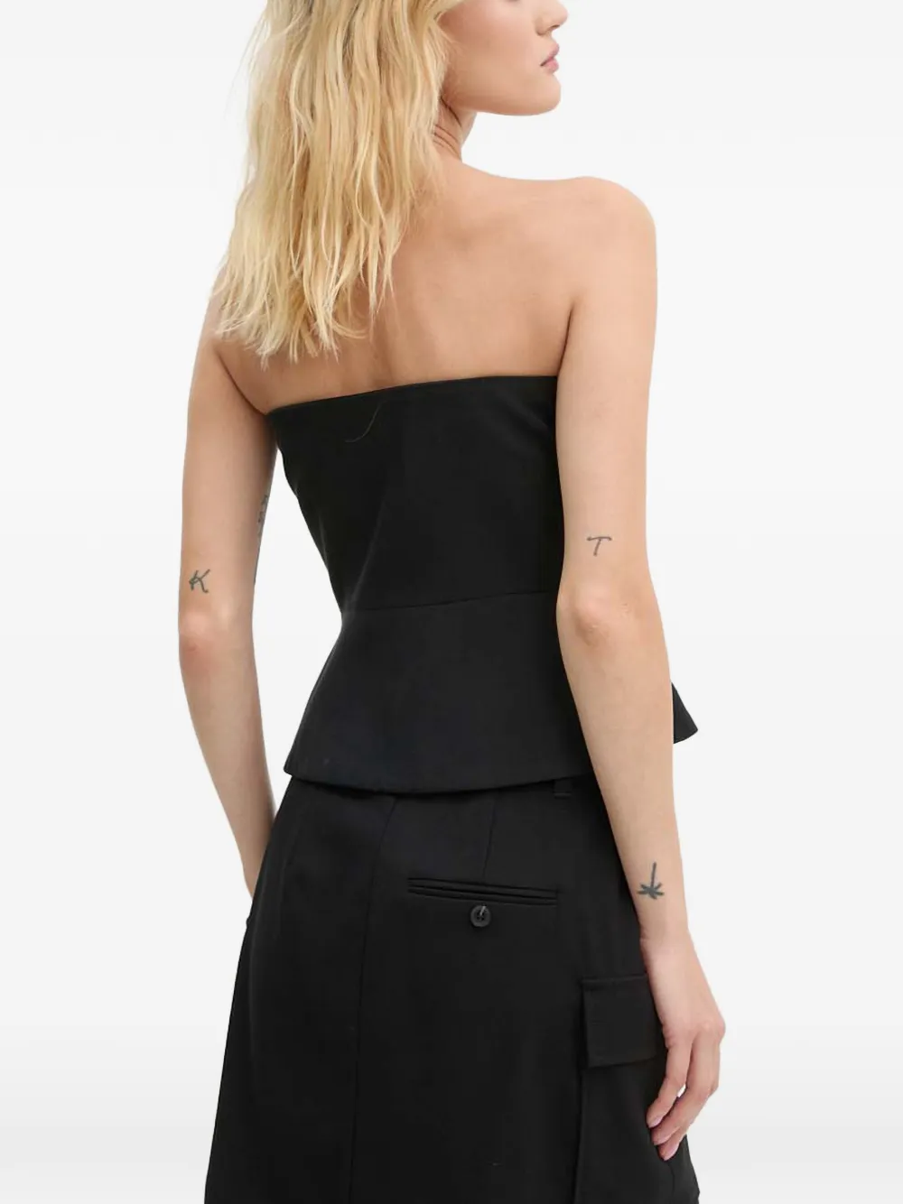 Ba&Sh Gabriella button-up top Zwart