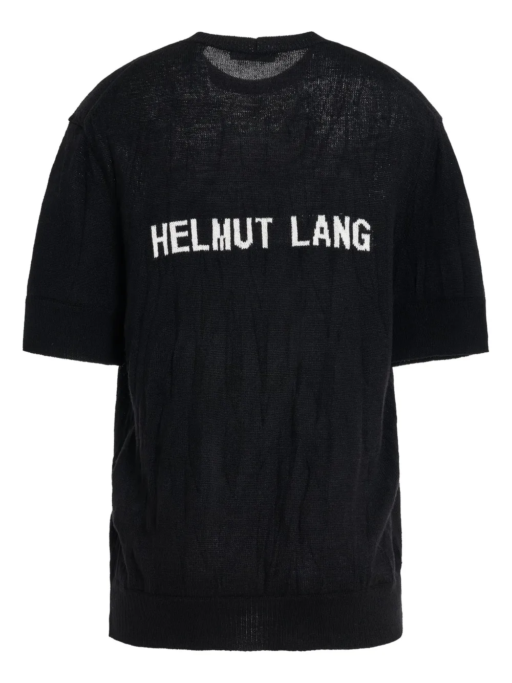Helmut Lang Crushed T-shirt - Zwart