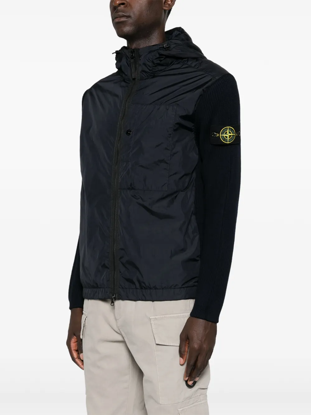 Stone Island 45637 Crinkle Reps R-ny With Primaloft-tc In Blue
