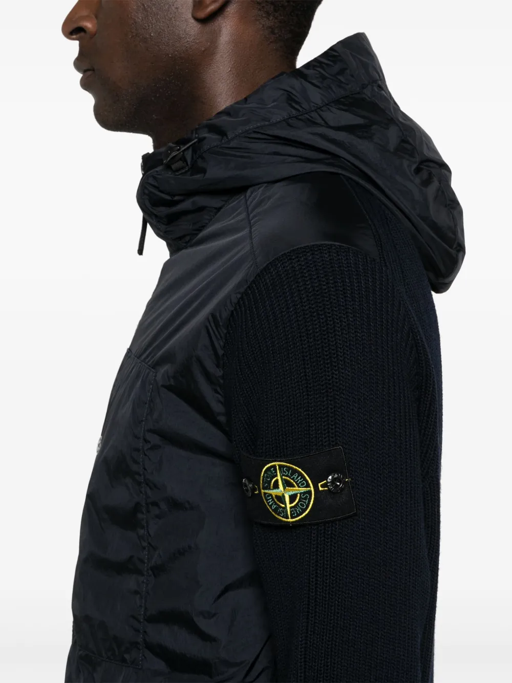 Stone Island 45637 Crinkle Reps R-ny With Primaloft-tc In Blue