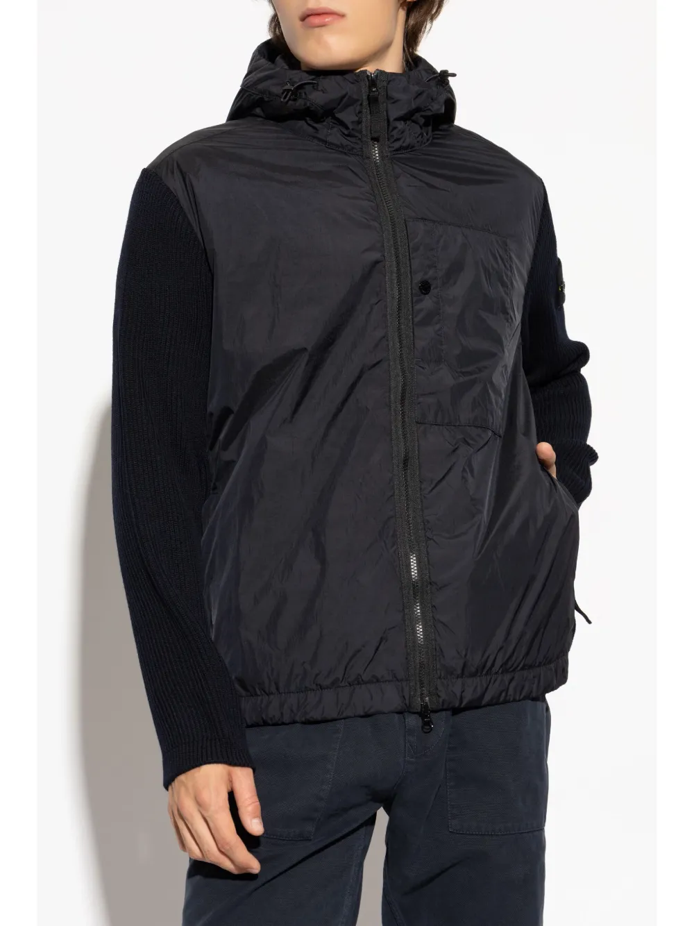 Stone Island コンパスバッジ ジャケット | ブルー | FARFETCH JP