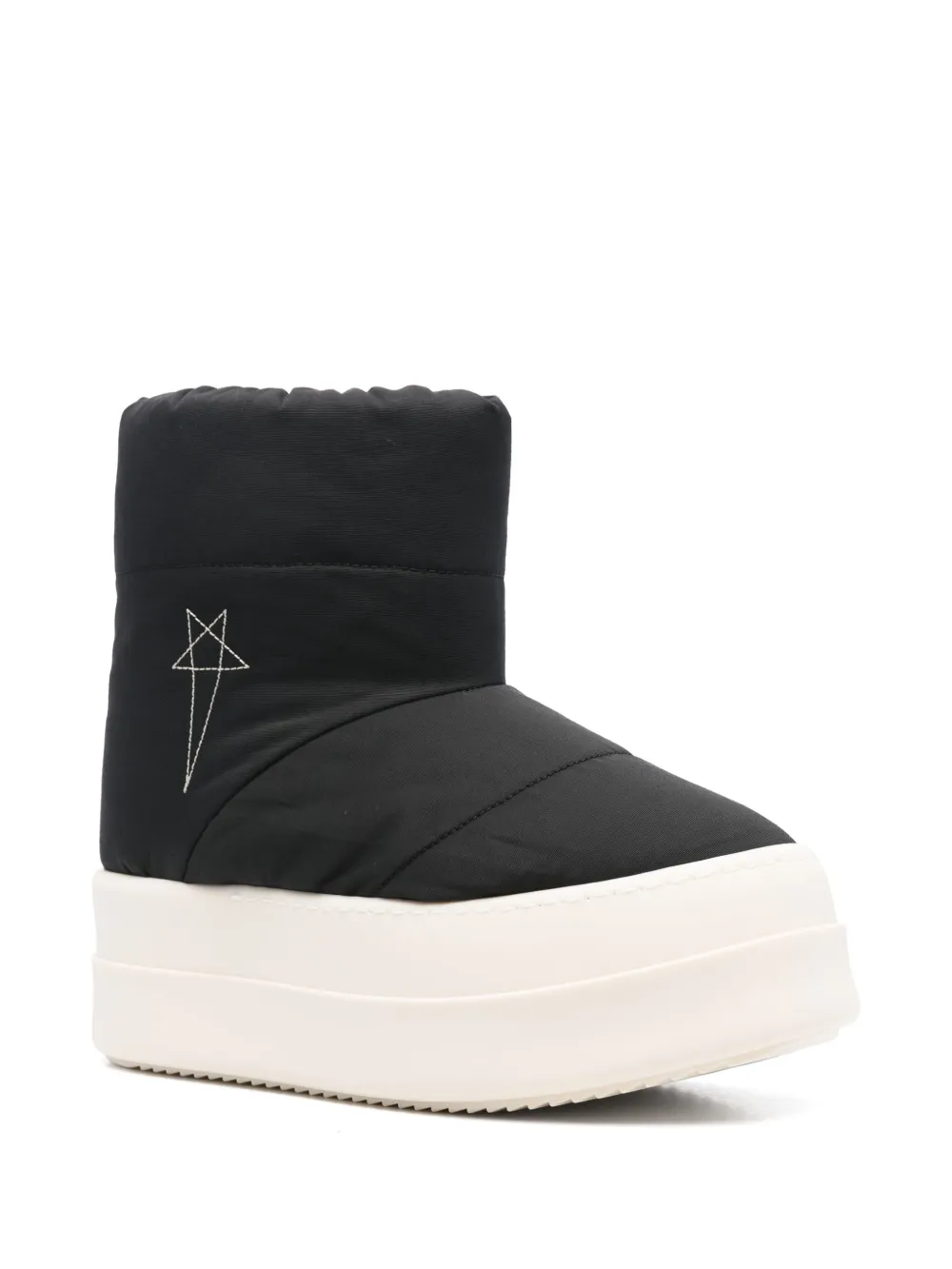 Rick Owens DRKSHDW Mega Bumper laarzen Zwart