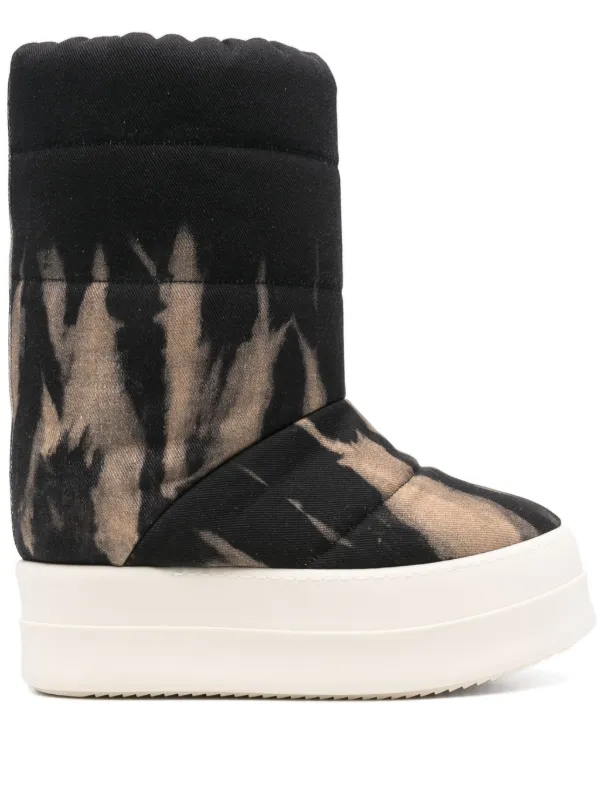 Rick Owens DRKSHDW Mega Bumper Lunar Boots Black FARFETCH AZ