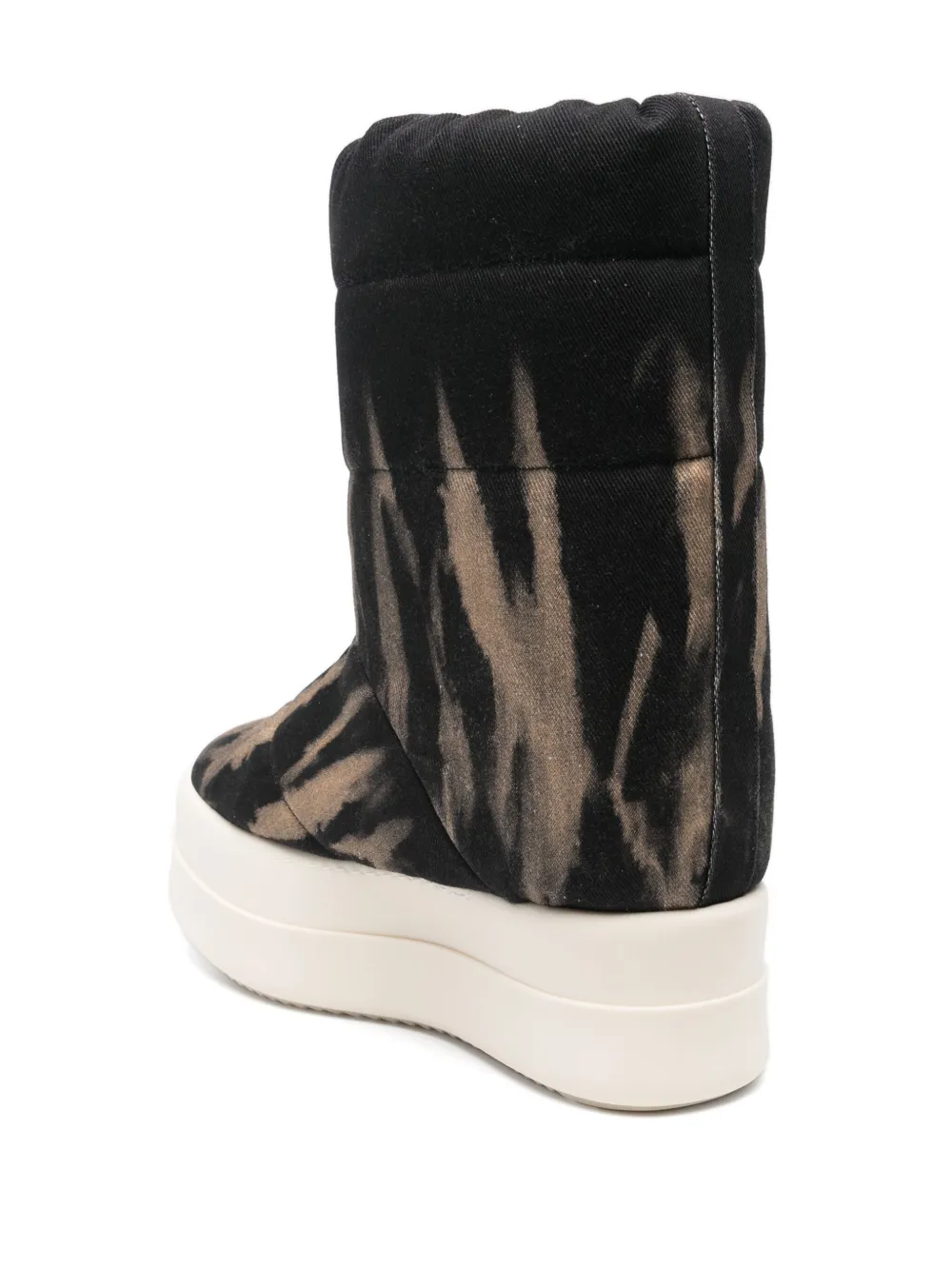 Rick Owens DRKSHDW Mega Bumper Lunar laarzen Zwart