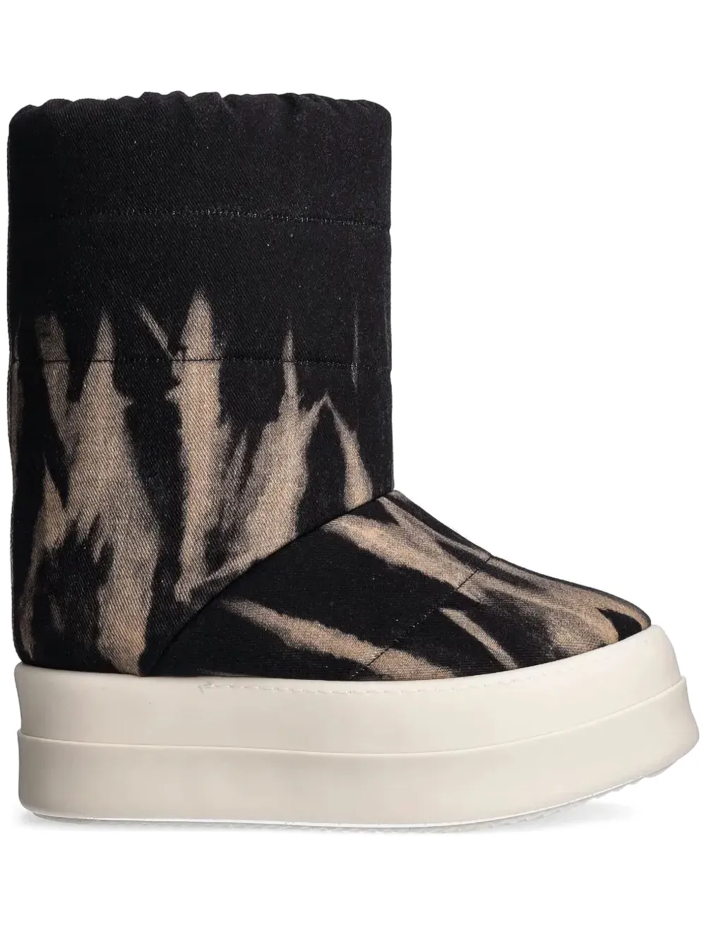 Rick Owens DRKSHDW Mega Bumper Lunar ブーツ - ブラック Rick Owens DRKSHDW Mega Bumper Lunar ブーツ - ブラック