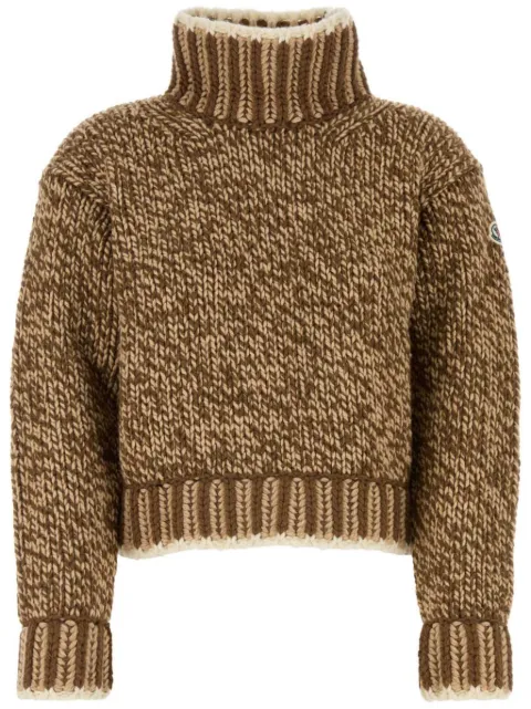 Moncler mélange-effect sweater
