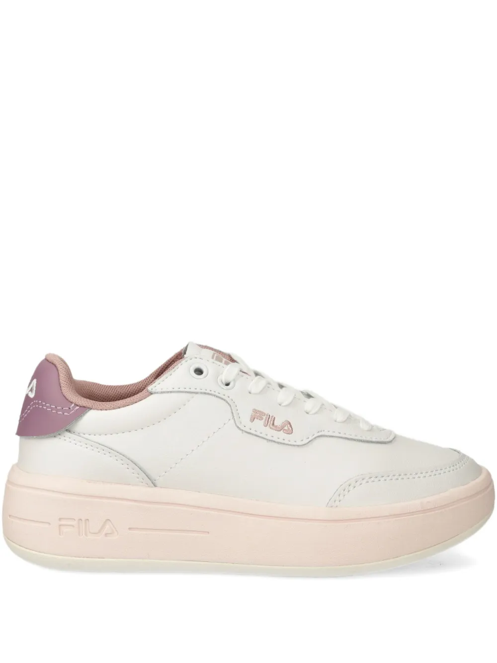 Fila platform logo trainers | White | Image 1