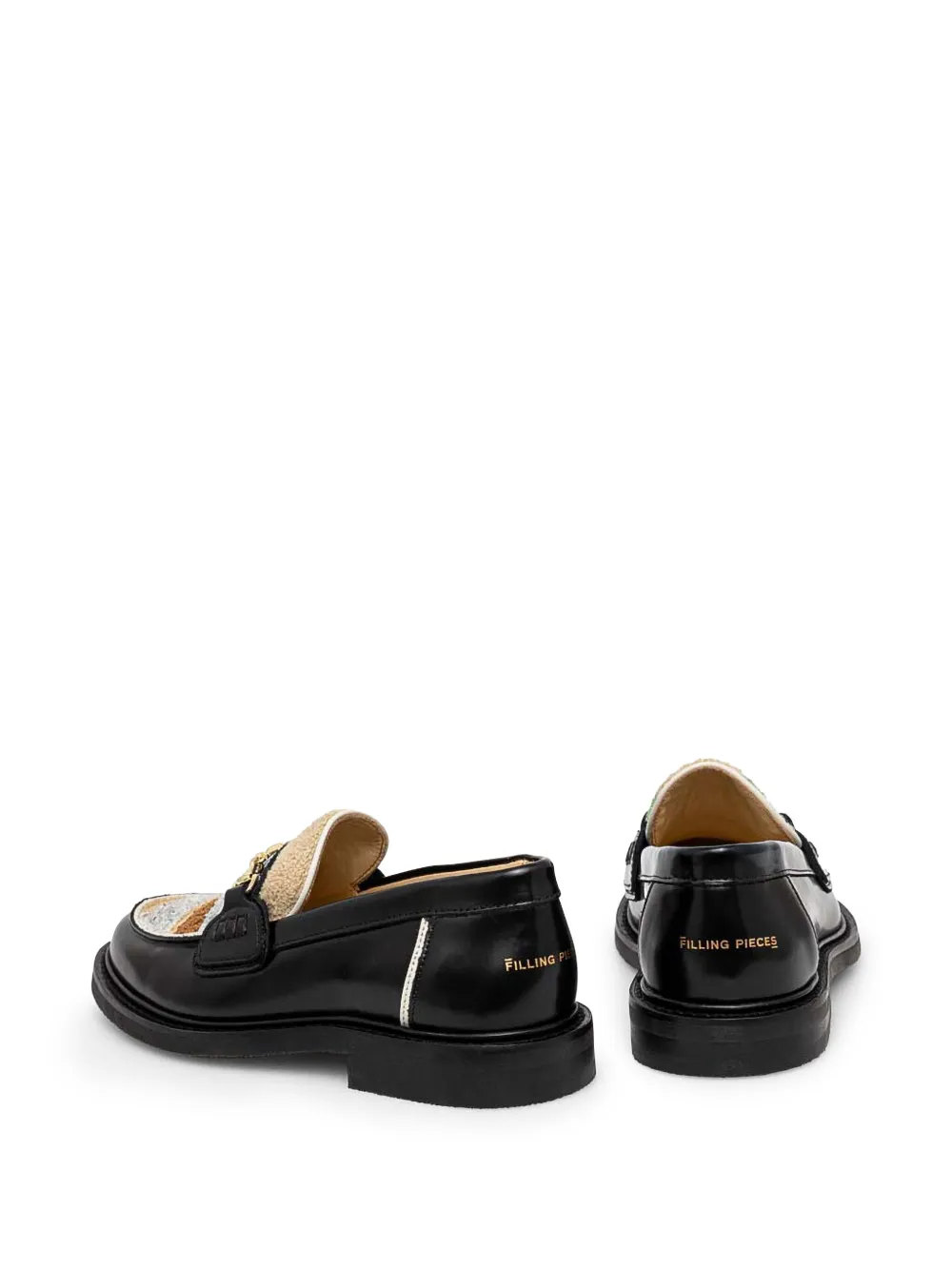 Filling Pieces paneldetailing Loafers Black FARFETCH