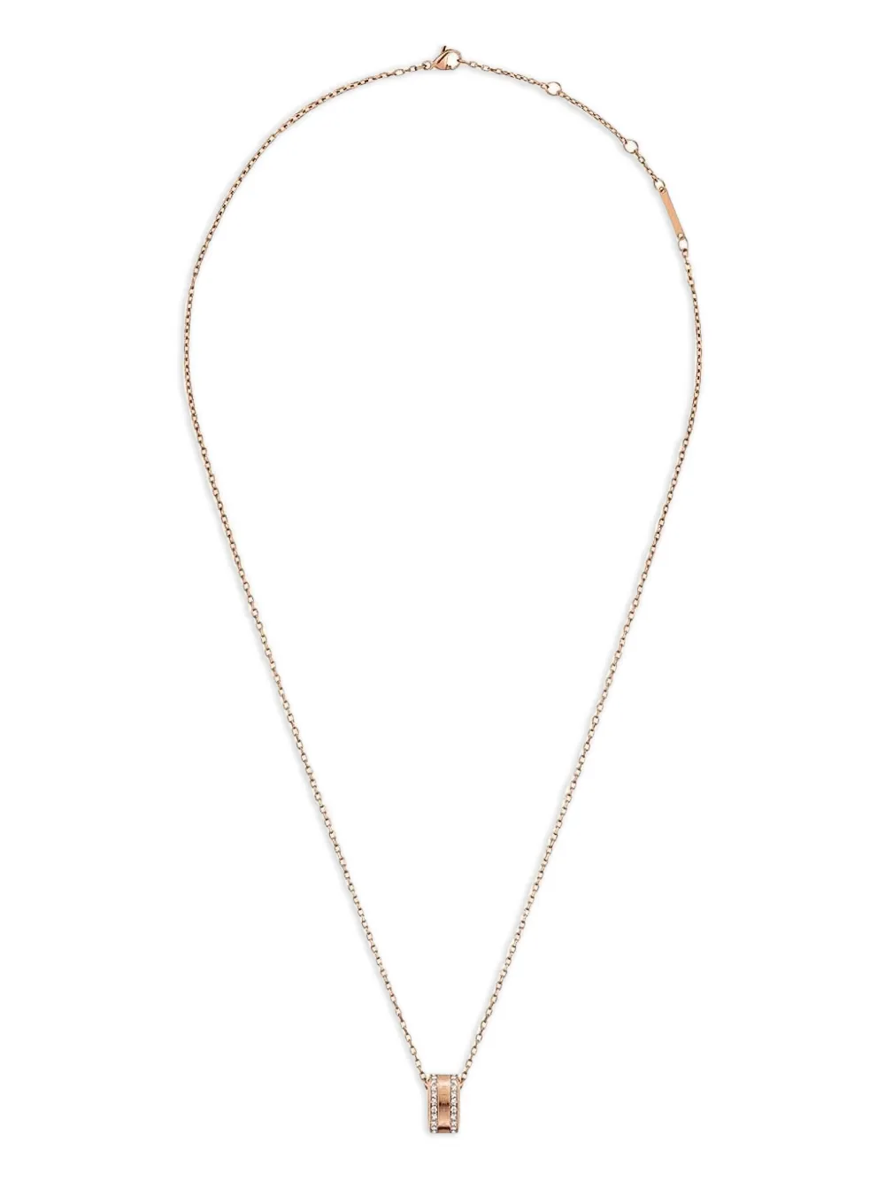 Daniel Wellington collar con dije de anilo | rosado | Image 1