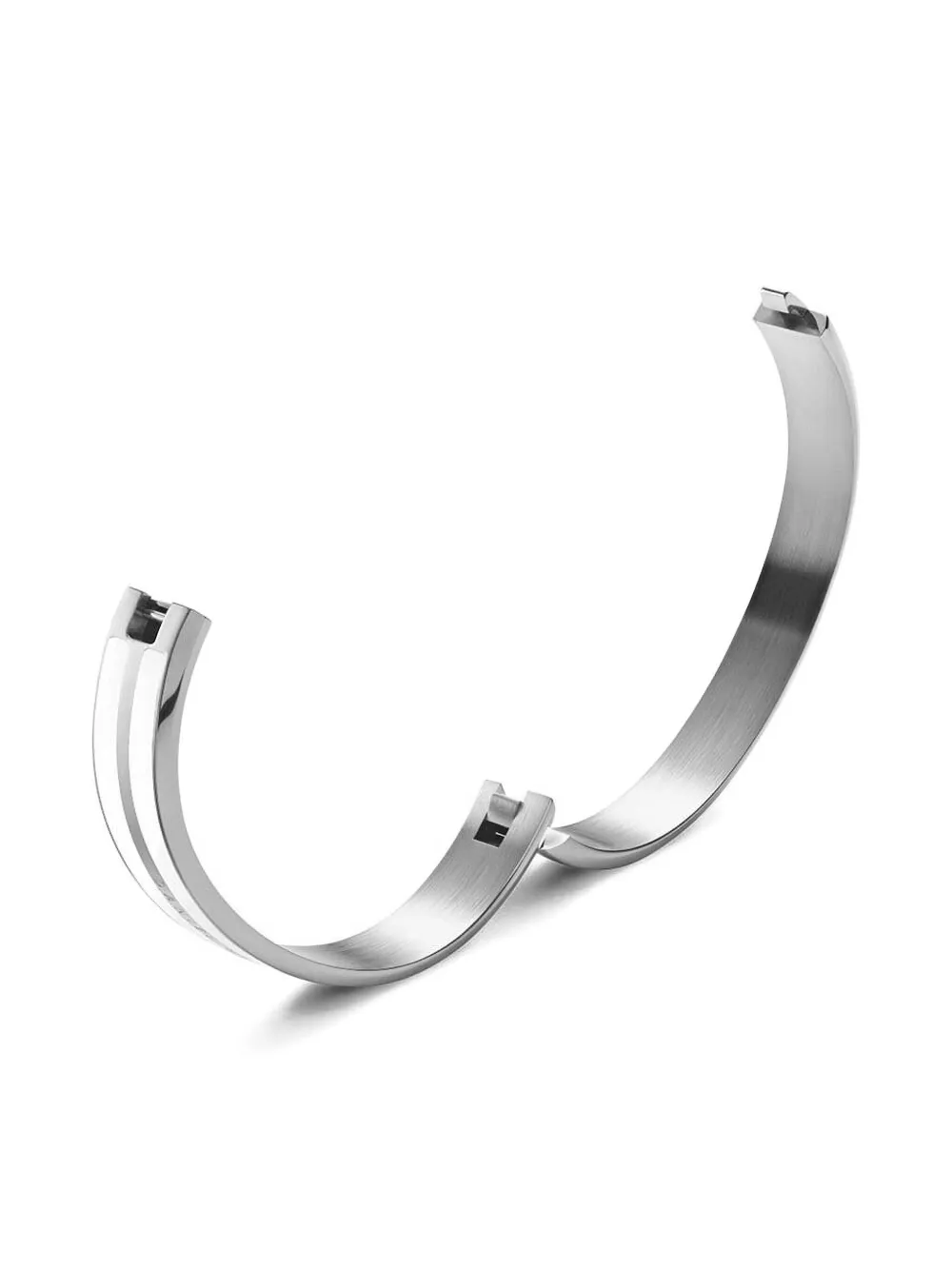 Daniel Wellington Armband met dubbele band - Zilver