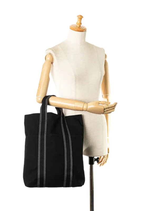 Hermes Pre Owned 20th Century Fourre Tout Cabas tote bag women Canvas One Size Black