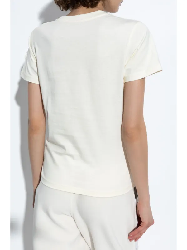美品！希少デザイン！MONCLER ビジューロゴ Tシャツ Moncler ビジューロゴ Tシャツ | ニュートラル | FARFETCH JP