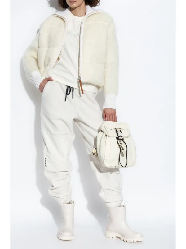 美品！希少デザイン！MONCLER ビジューロゴ Tシャツ Moncler ビジューロゴ Tシャツ | ニュートラル | FARFETCH JP