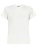 Moncler crystal-logo T-shirt - Neutrals