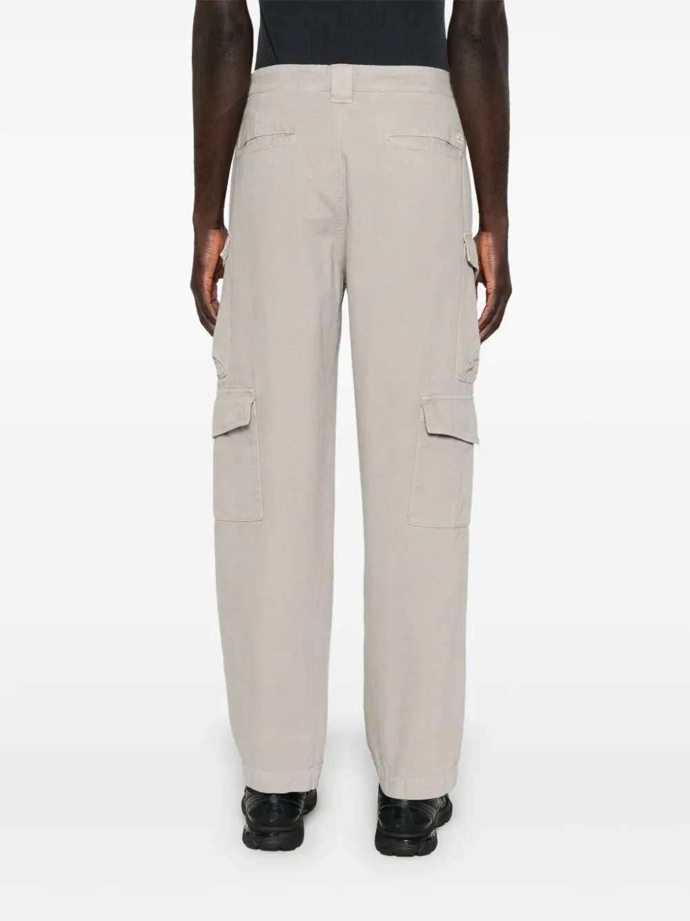 C.P. Company Cargo broek met Lens-detail Grijs