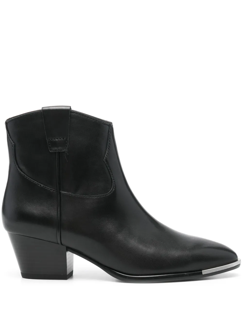 Ash 50mm leather boots Black