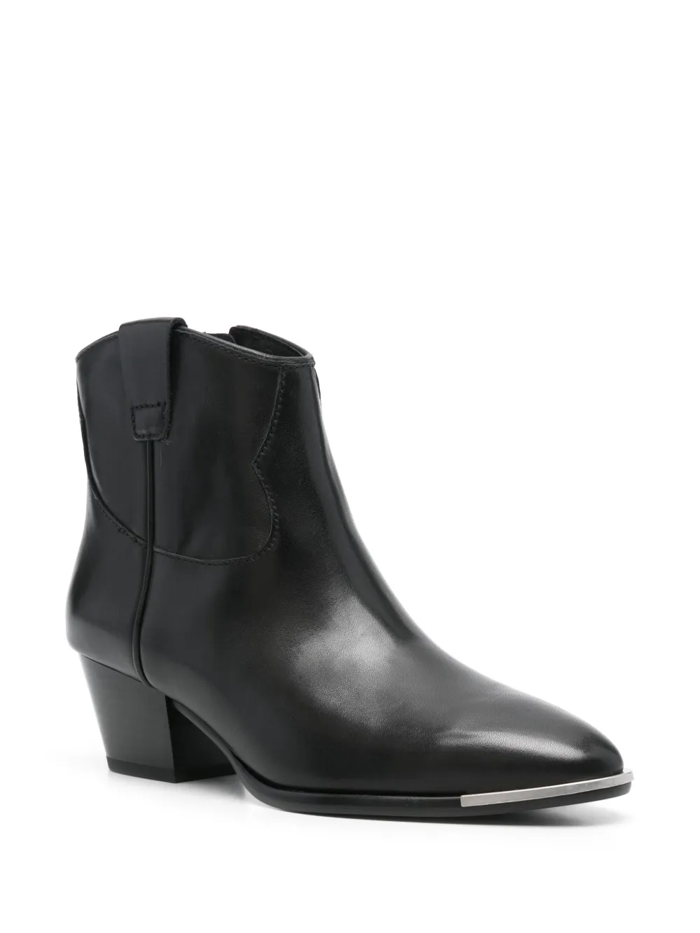 Ash 50mm leather boots Black