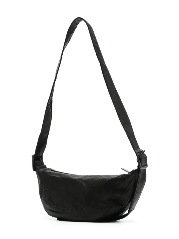Yohji Yamamoto レザーショルダーバッグ | ブラック | FARFETCH JP