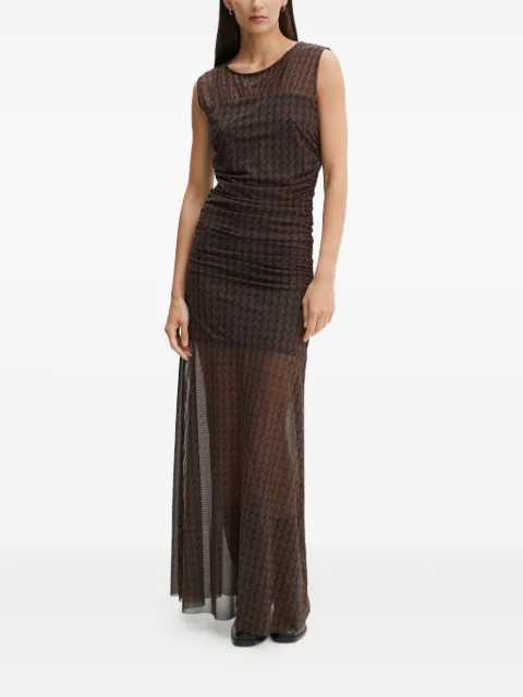 Gestuz ruched pattern dress