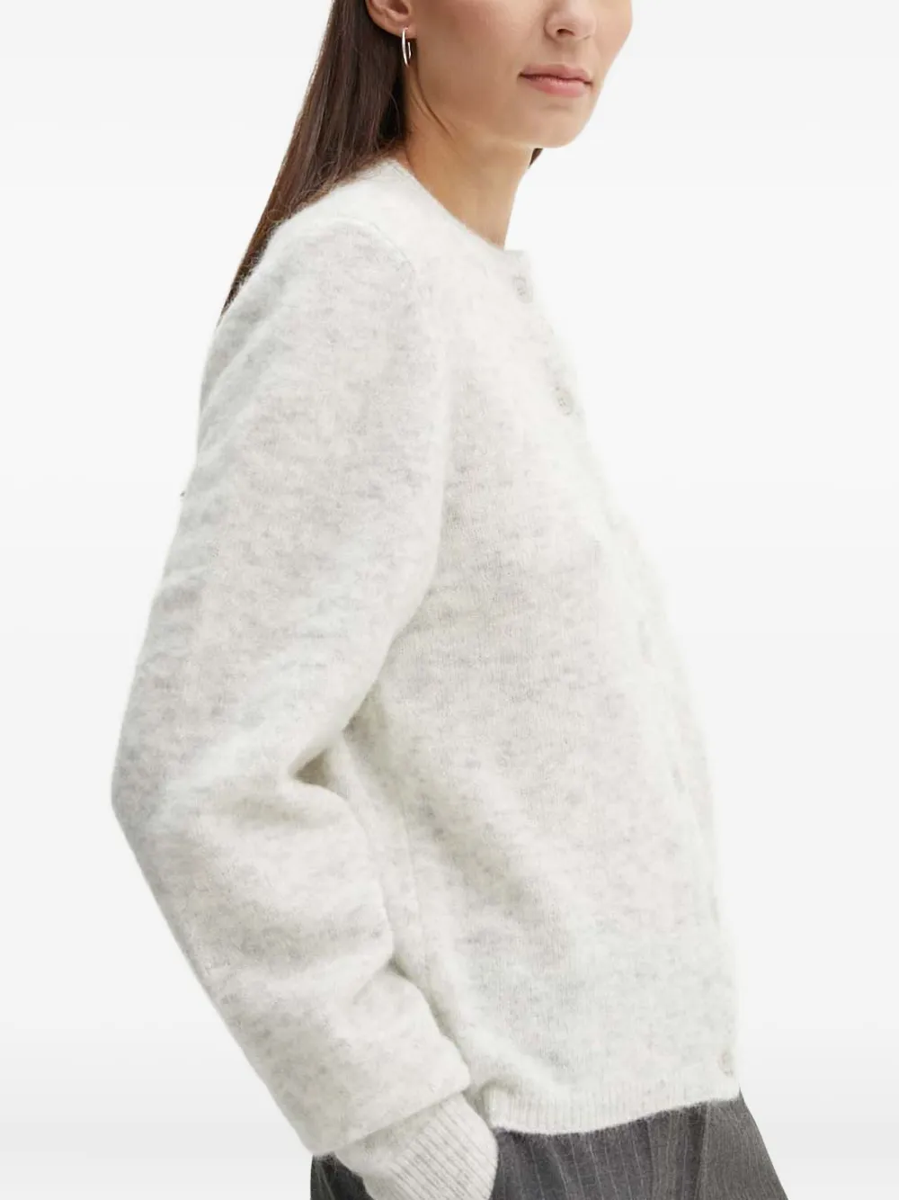 Gestuz Buttoned Sweater In White