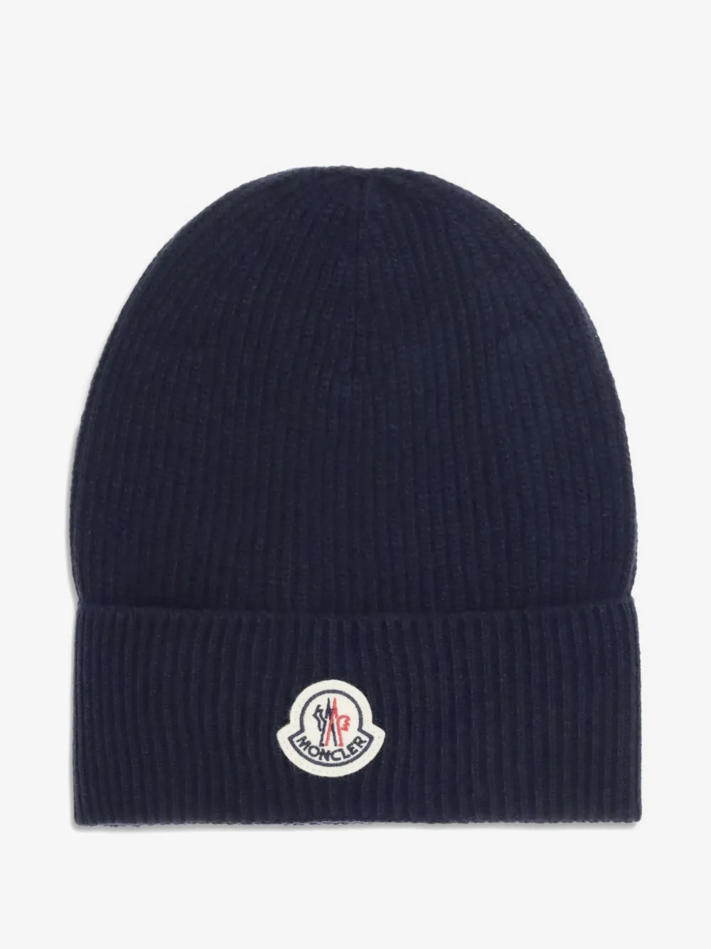 Moncler logo-patch beanie | Blue | Image 1
