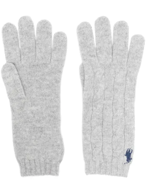 Polo Ralph Lauren cable-knit gloves