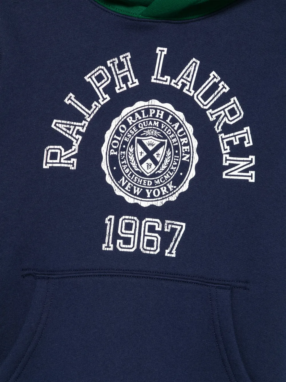 POLO RALPH LAUREN KIDS Hoodie met logoprint Blauw
