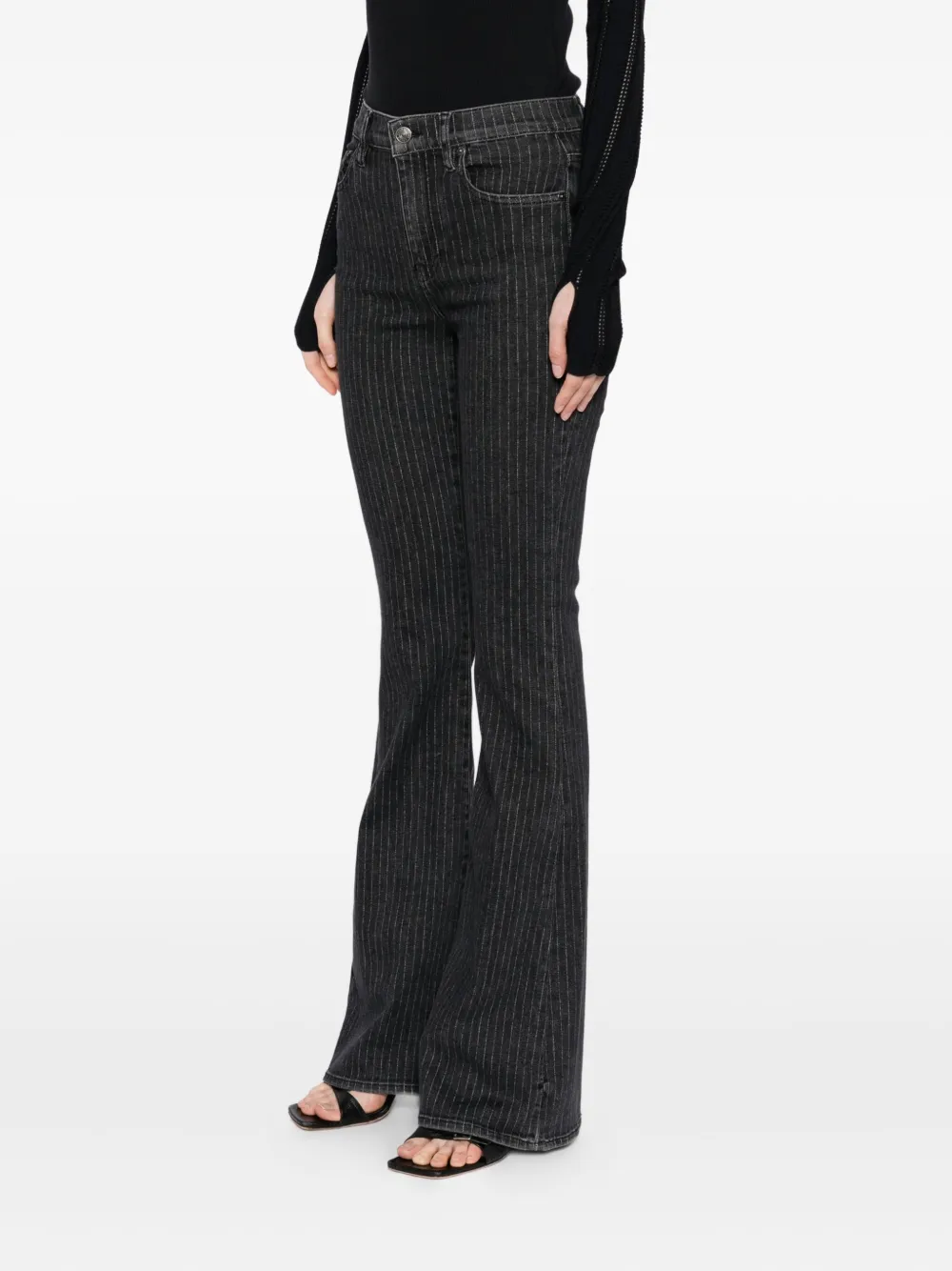 FRAME flared jeans Zwart