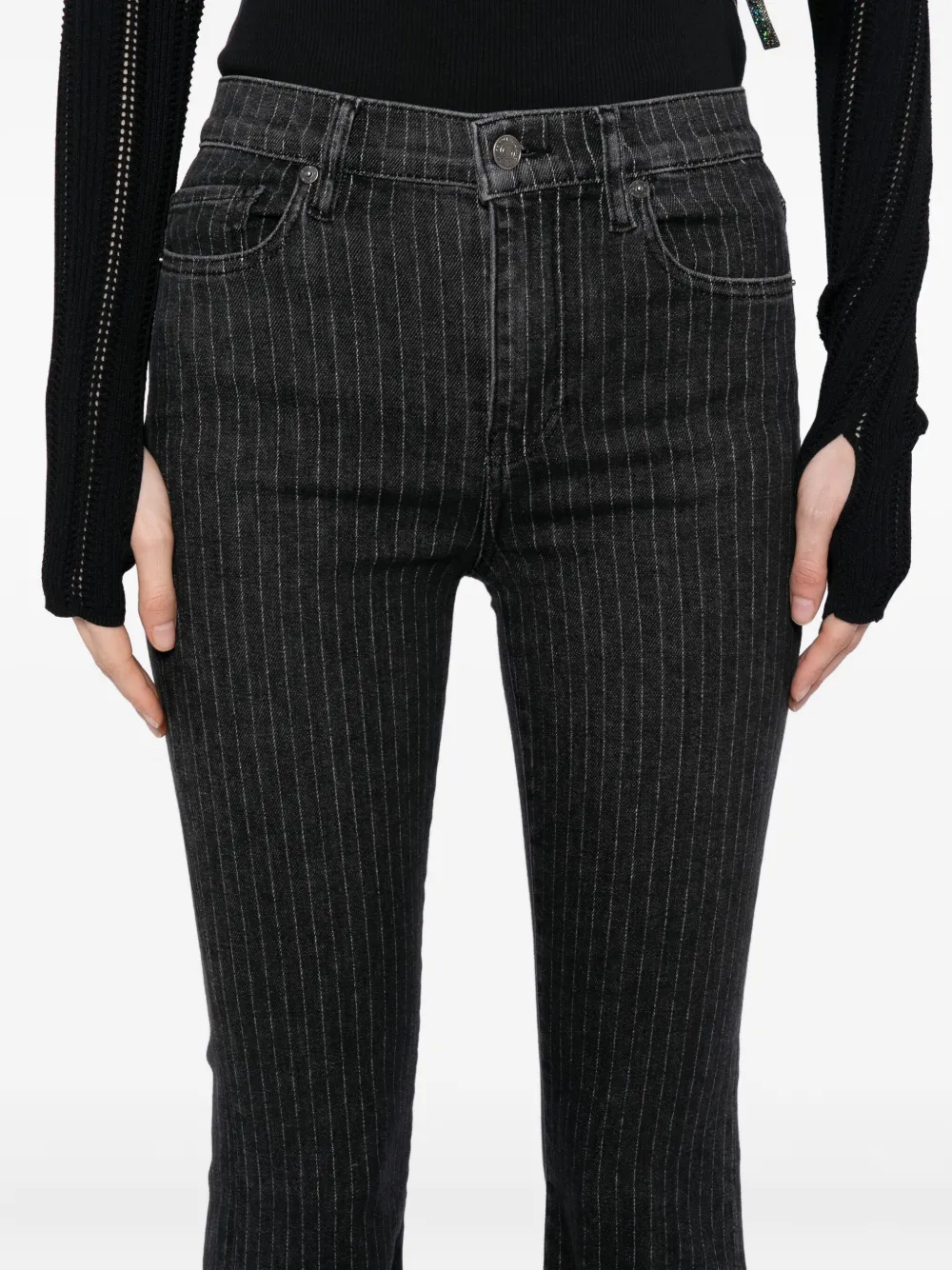 FRAME flared jeans Zwart