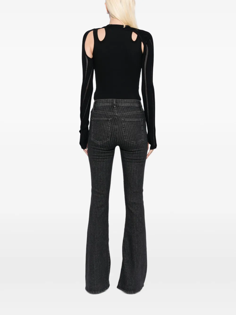 FRAME flared jeans Zwart
