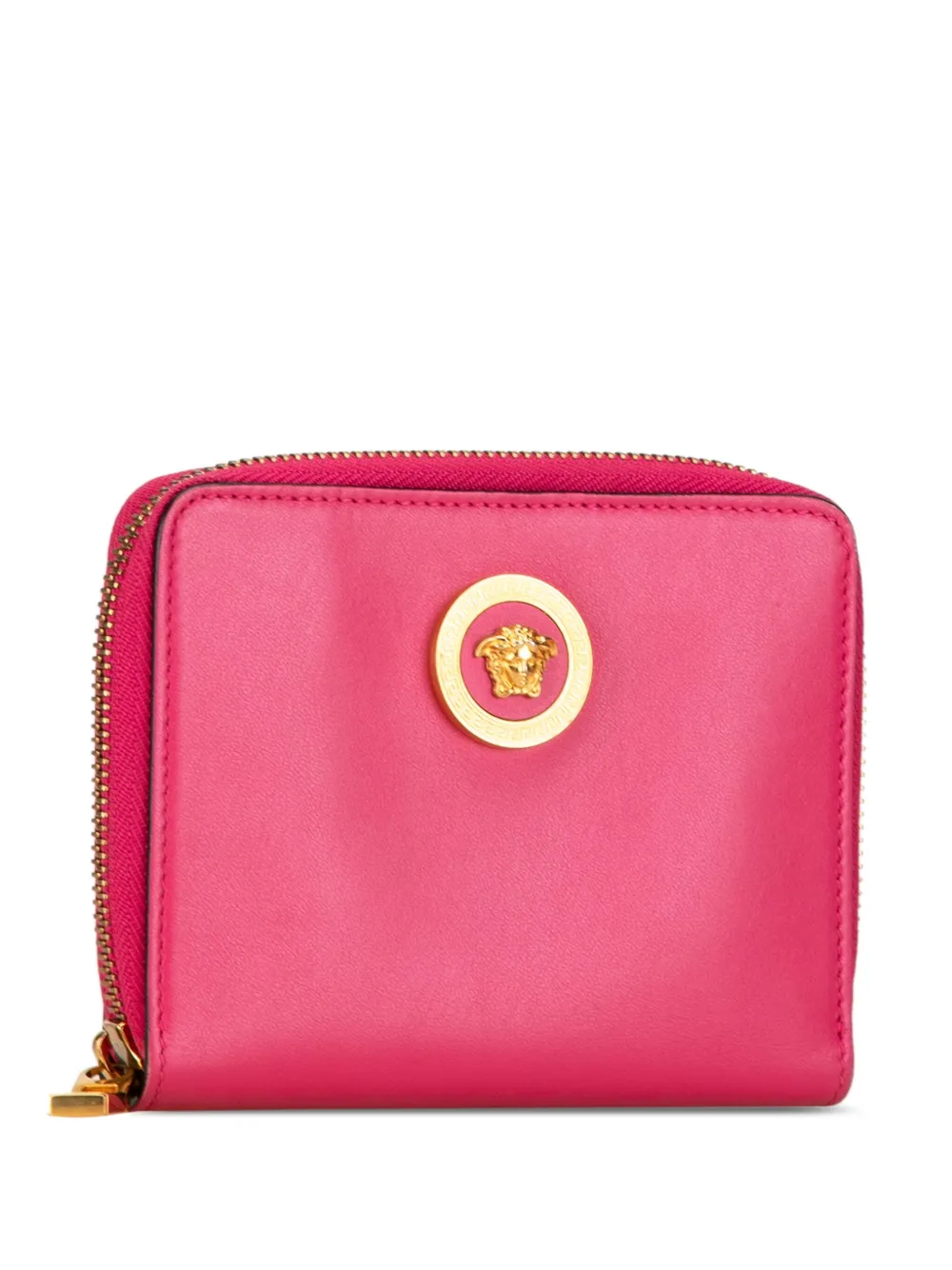Affordable Versace 2010-2023 Medusa Leather Wallet small wallets Women