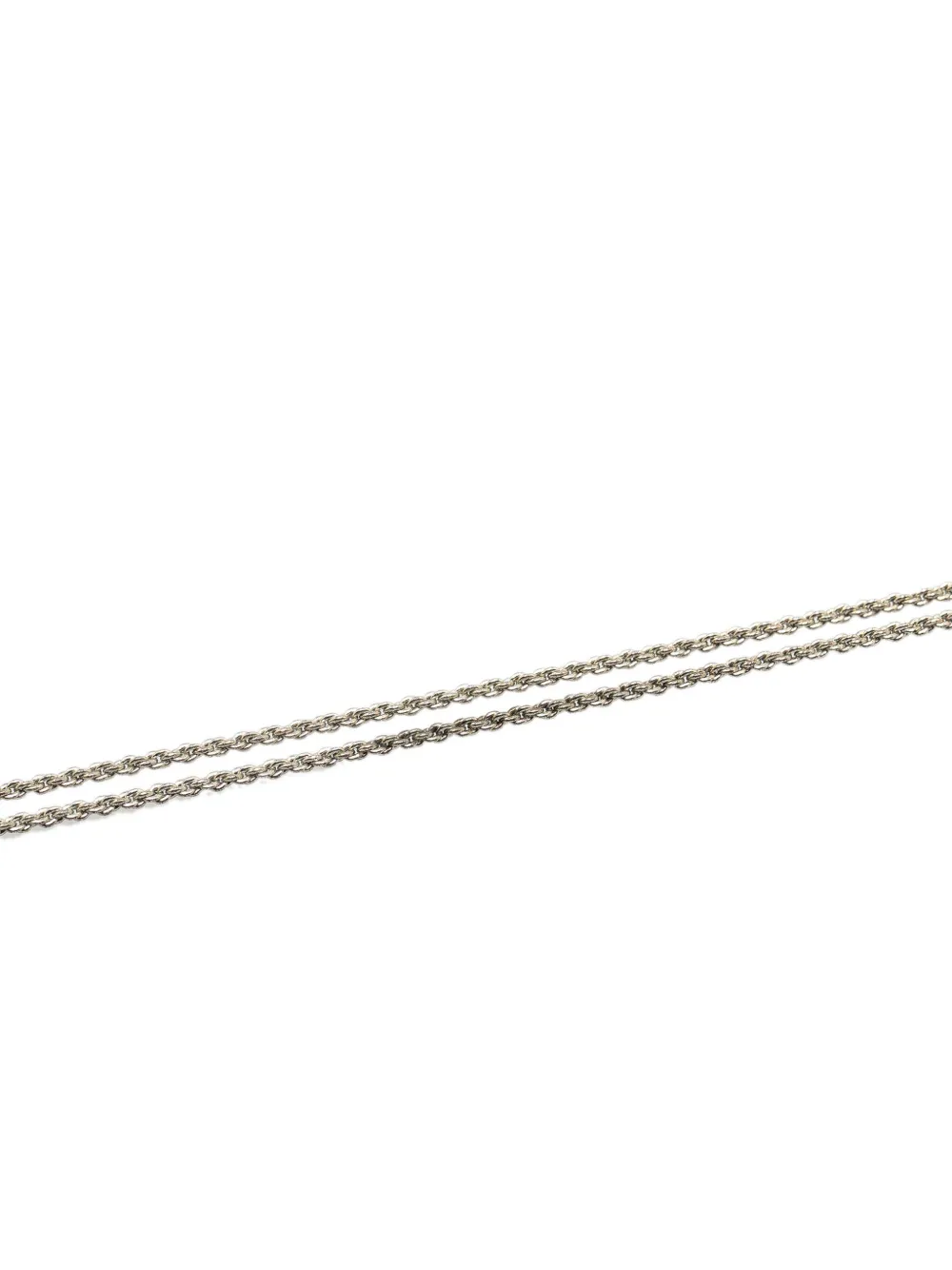 Christian Dior Pre-Owned 20th Century Silver CD costume necklace - Zilver