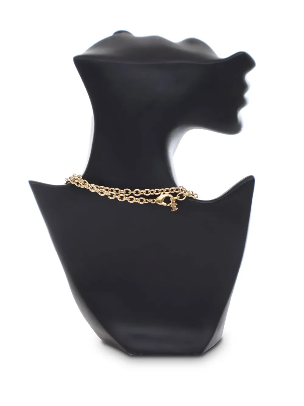 CHANEL Pre-Owned 20th Century Gold Plated CC Long Chain costume necklace - Goud
