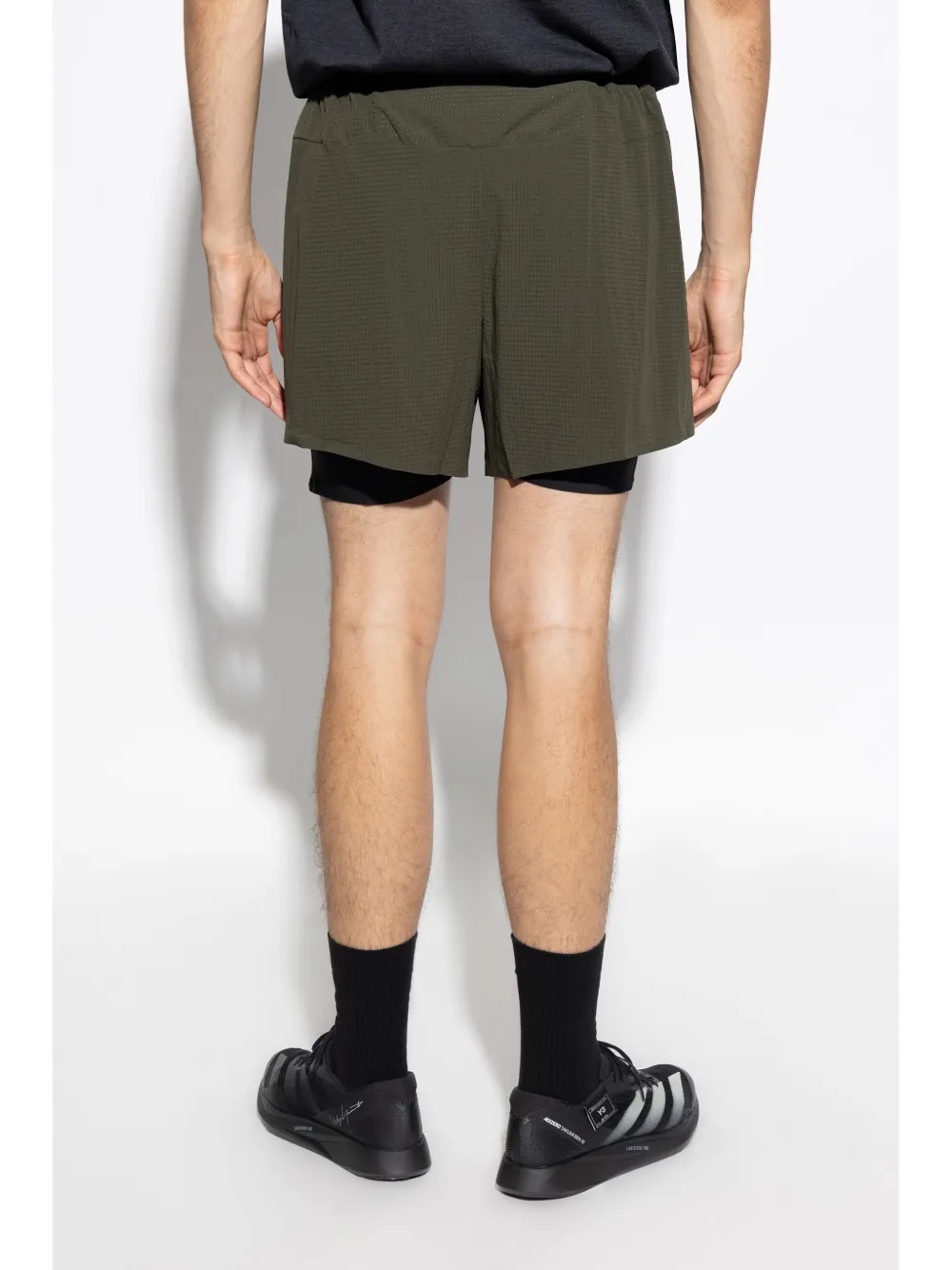 Y-3 Hardloopshorts met logo Groen