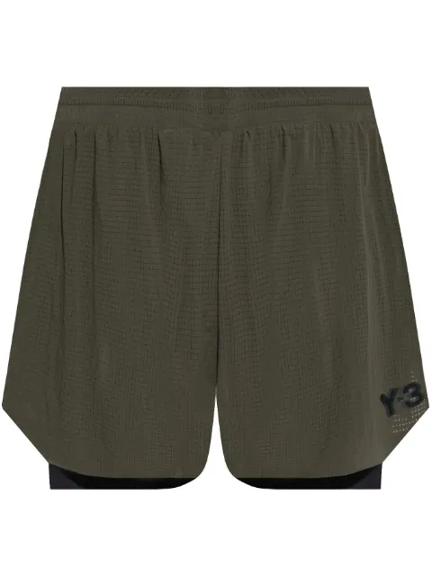 Y-3 shorts de running con logo
