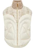 Khrisjoy down puffer vest - Neutrals