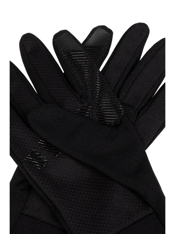 Y-3 Logo Print Gloves | Black | FARFETCH