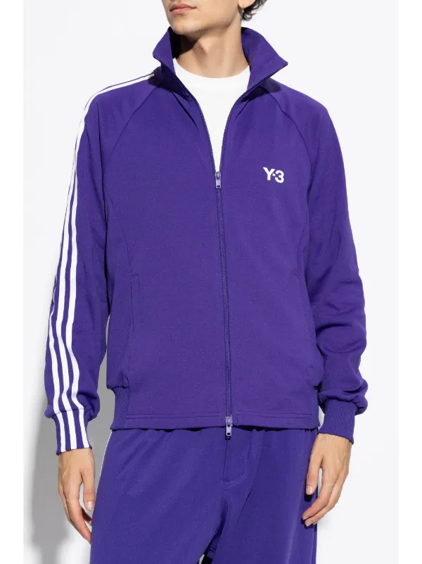 Y-3 3ストライプ ジャケット | パープル | FARFETCH JP