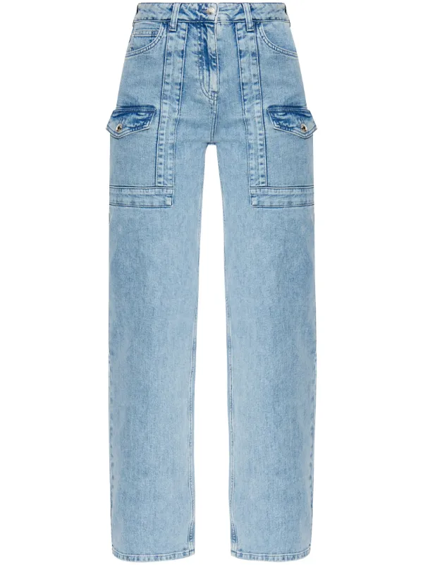 IRO Zaig straight leg Jeans Blue FARFETCH CA