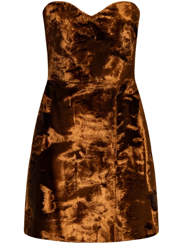 Fur mini dress discount