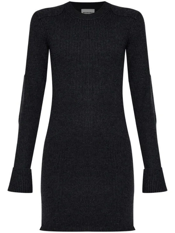 garner mini dress MARANT ÉTOILE Garner Mini Dress | Black